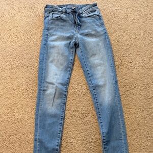 American Eagle Outfitters Light Blue Skinny Jeans